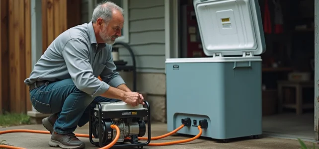 Comment utiliser un groupe électrogène pour alimenter efficacement un congélateur