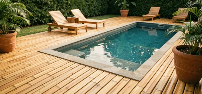 Comment choisir la meilleure terrasse en bambou autour de la piscine pour votre jardin Comment choisir la meilleure terrasse en bambou autour de la piscine pour votre jardin